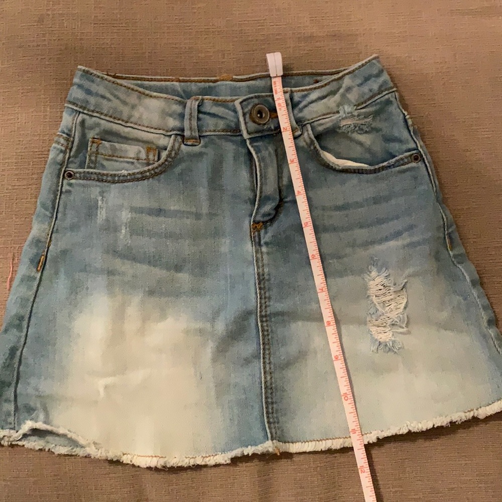 Girls denim Zara skirt size 6